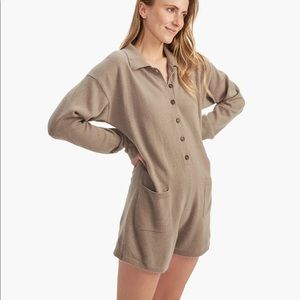 Like NEW Naadam Cashmere Ribbed Romper